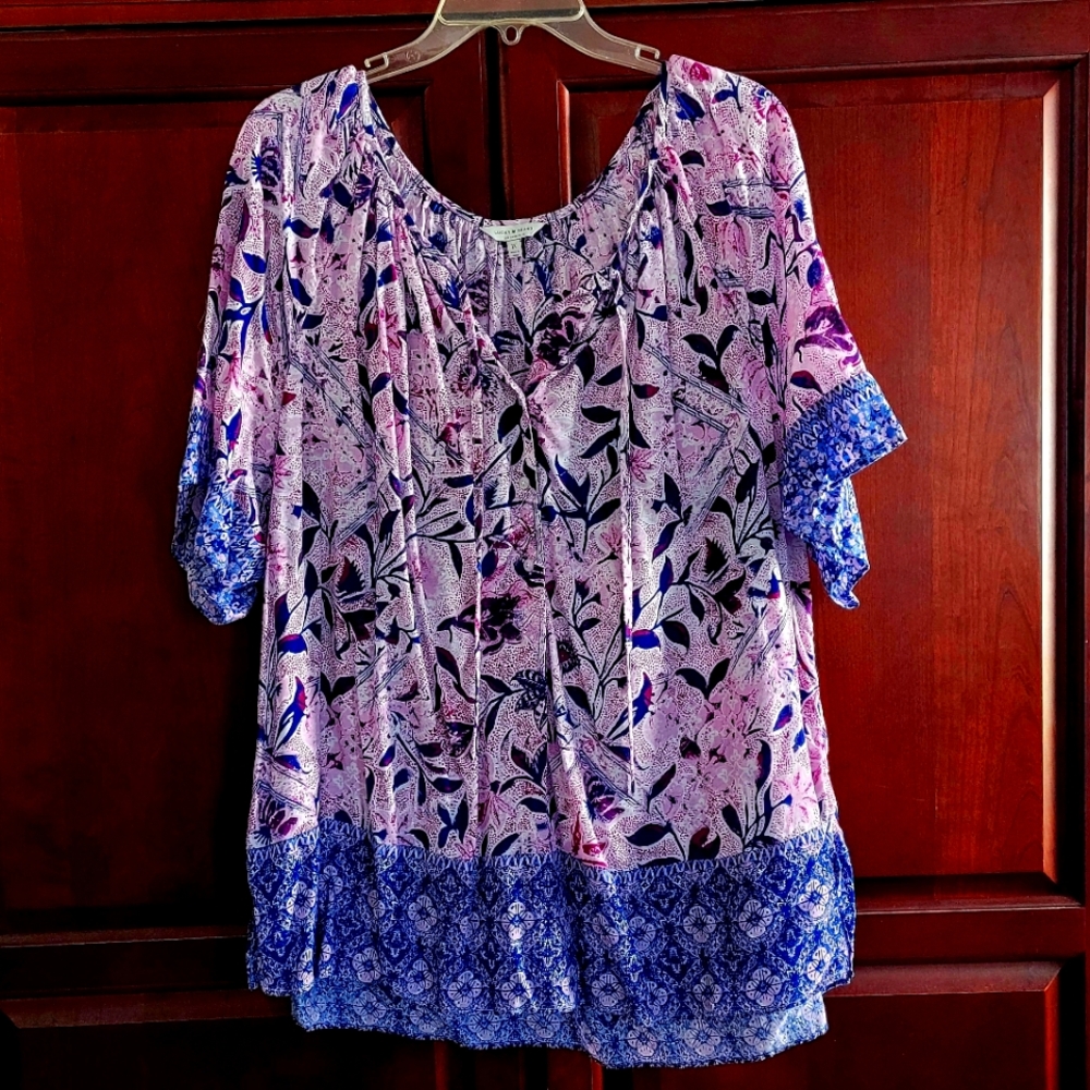 EUC Lucky Brand Peasant Top
